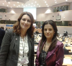 29 November 2013 The National Assembly delegation at the Women in Parliament global forum annual summit in Brussels